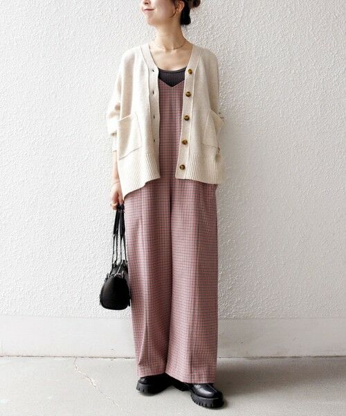 SHIPS / シップス サロペット・オールインワン | SHIPS any:〈洗濯機可能〉ガンクラブ チェック サロペット パンツ | 詳細3