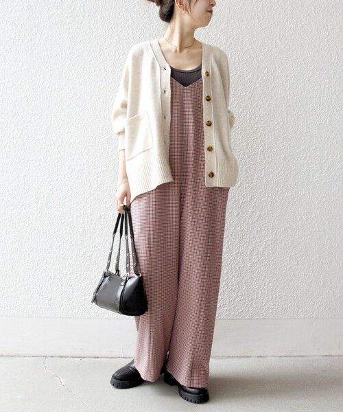 SHIPS / シップス サロペット・オールインワン | SHIPS any:〈洗濯機可能〉ガンクラブ チェック サロペット パンツ | 詳細4