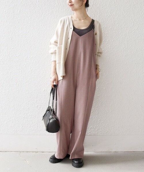 SHIPS / シップス サロペット・オールインワン | SHIPS any:〈洗濯機可能〉ガンクラブ チェック サロペット パンツ | 詳細9