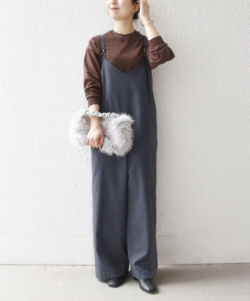 SHIPS / シップス サロペット・オールインワン | SHIPS any:〈洗濯機可能〉ガンクラブ チェック サロペット パンツ | 詳細21