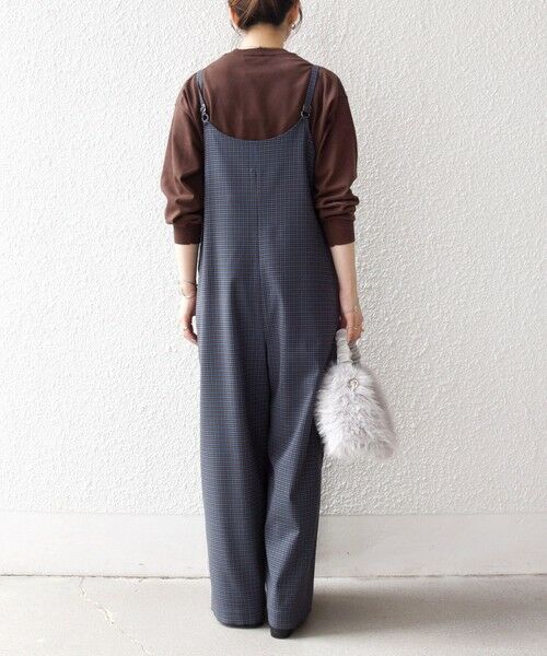 SHIPS / シップス サロペット・オールインワン | SHIPS any:〈洗濯機可能〉ガンクラブ チェック サロペット パンツ | 詳細26
