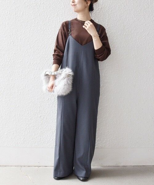 SHIPS / シップス サロペット・オールインワン | SHIPS any:〈洗濯機可能〉ガンクラブ チェック サロペット パンツ | 詳細28