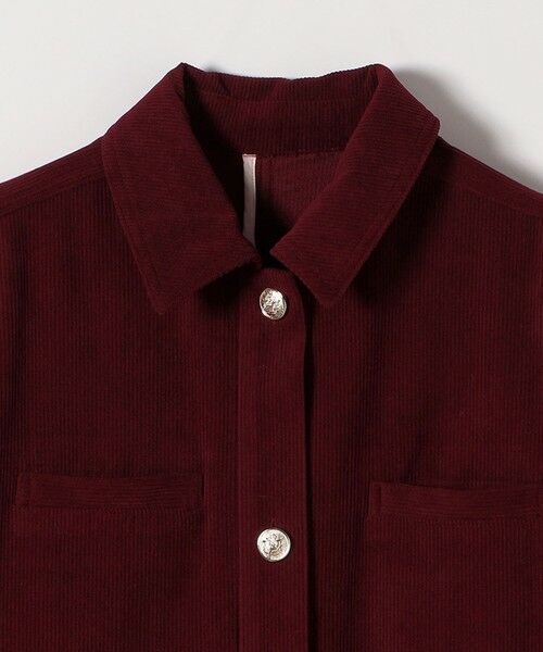 SHIPS / シップス ミニ丈・ひざ丈ワンピース | SHIPS any:〈手洗い可能〉コーデュロイ シャツ ジャケット ワンピース | 詳細9