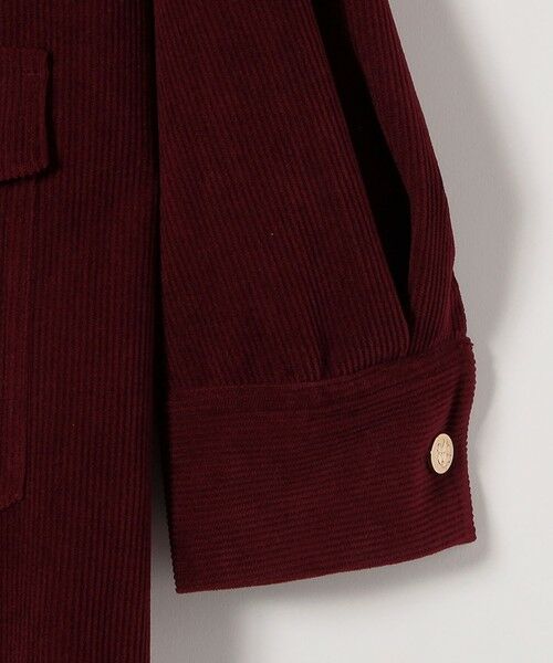 SHIPS / シップス ミニ丈・ひざ丈ワンピース | SHIPS any:〈手洗い可能〉コーデュロイ シャツ ジャケット ワンピース | 詳細10