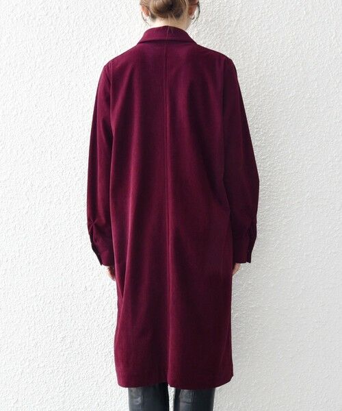 SHIPS / シップス ミニ丈・ひざ丈ワンピース | SHIPS any:〈手洗い可能〉コーデュロイ シャツ ジャケット ワンピース | 詳細18