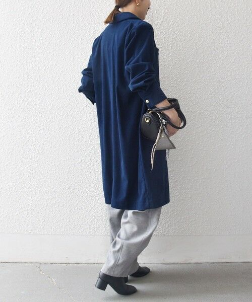 SHIPS / シップス ミニ丈・ひざ丈ワンピース | SHIPS any:〈手洗い可能〉コーデュロイ シャツ ジャケット ワンピース | 詳細24
