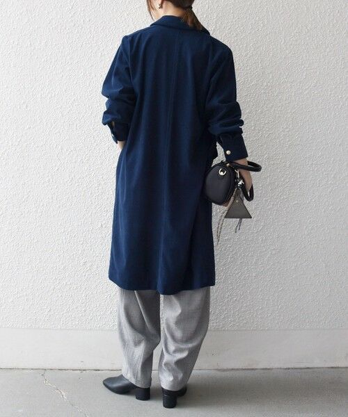 SHIPS / シップス ミニ丈・ひざ丈ワンピース | SHIPS any:〈手洗い可能〉コーデュロイ シャツ ジャケット ワンピース | 詳細25