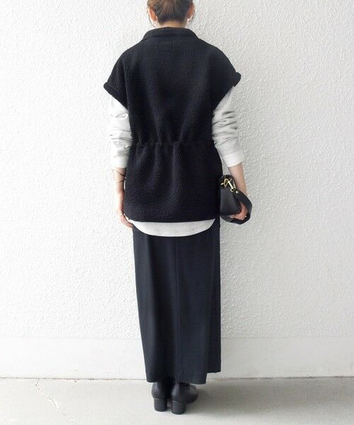 SHIPS / シップス ダウンジャケット・ベスト | SHIPS any:〈洗濯機可能〉ボア フリース スタンド ベスト | 詳細2