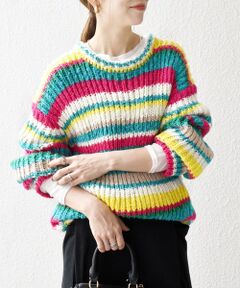 SHIPS / シップス ニット・セーター | SHIPS any:〈手洗い可能〉ロービング ルーズ ニット プルオーバー