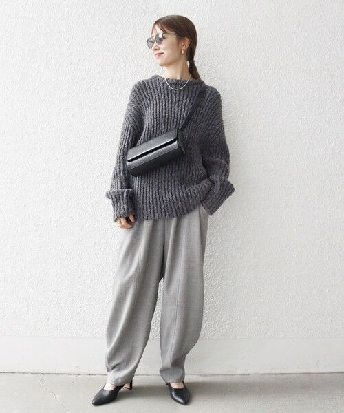 SHIPS / シップス ニット・セーター | SHIPS any:〈手洗い可能〉ロービング ルーズ ニット プルオーバー | 詳細1