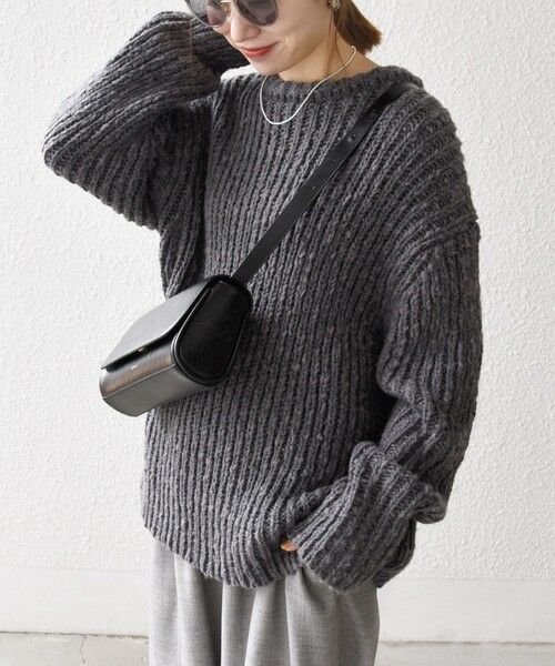 SHIPS / シップス ニット・セーター | SHIPS any:〈手洗い可能〉ロービング ルーズ ニット プルオーバー | 詳細10