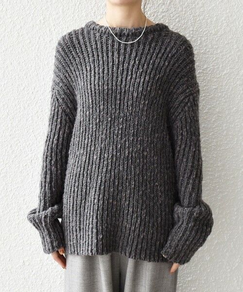 SHIPS / シップス ニット・セーター | SHIPS any:〈手洗い可能〉ロービング ルーズ ニット プルオーバー | 詳細14