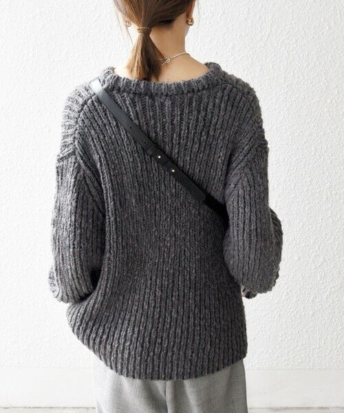 SHIPS / シップス ニット・セーター | SHIPS any:〈手洗い可能〉ロービング ルーズ ニット プルオーバー | 詳細7