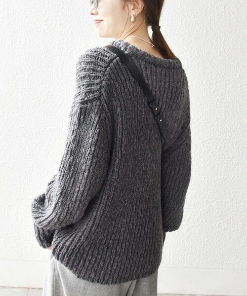 SHIPS / シップス ニット・セーター | SHIPS any:〈手洗い可能〉ロービング ルーズ ニット プルオーバー | 詳細9