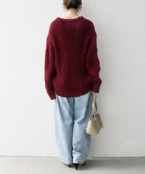 SHIPS / シップス ニット・セーター | SHIPS any:〈手洗い可能〉ロービング ルーズ ニット プルオーバー | 詳細19