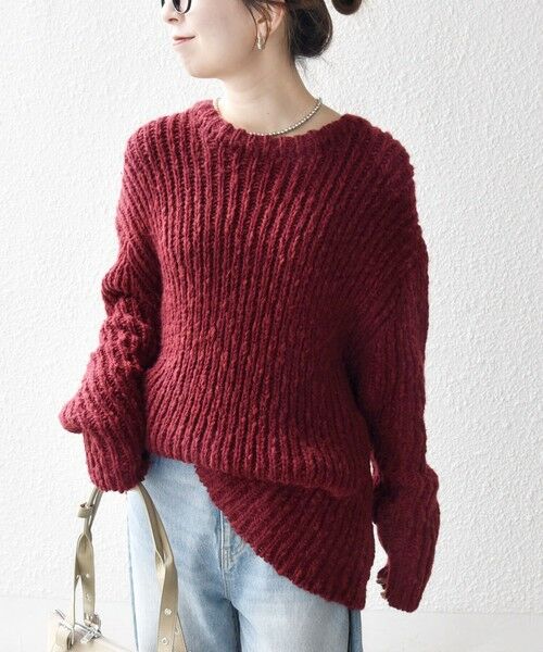 SHIPS / シップス ニット・セーター | SHIPS any:〈手洗い可能〉ロービング ルーズ ニット プルオーバー | 詳細22