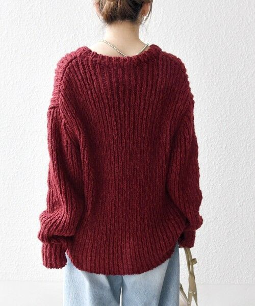 SHIPS / シップス ニット・セーター | SHIPS any:〈手洗い可能〉ロービング ルーズ ニット プルオーバー | 詳細23