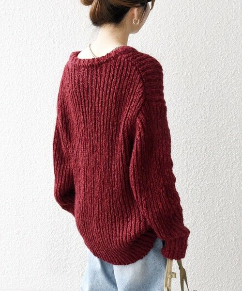 SHIPS / シップス ニット・セーター | SHIPS any:〈手洗い可能〉ロービング ルーズ ニット プルオーバー | 詳細25