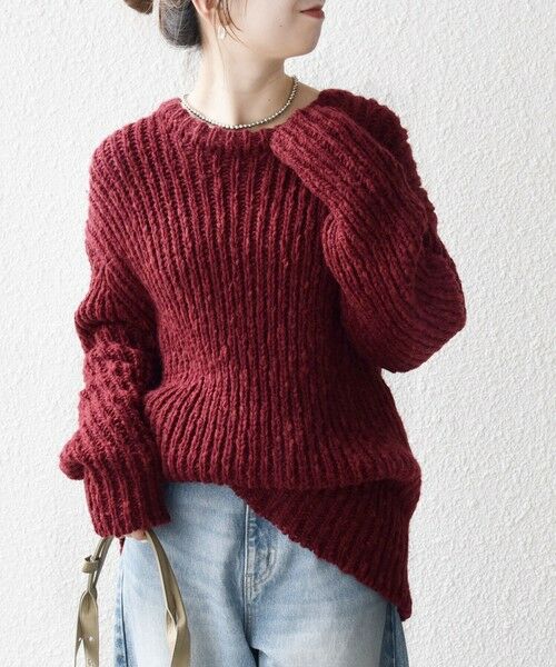 SHIPS / シップス ニット・セーター | SHIPS any:〈手洗い可能〉ロービング ルーズ ニット プルオーバー | 詳細26