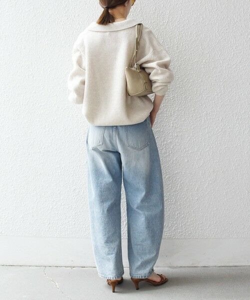 SHIPS / シップス ニット・セーター | 《一部追加予約》SHIPS any:〈手洗い可能〉AQUA カシミヤ ミックス ポロ ニット | 詳細2