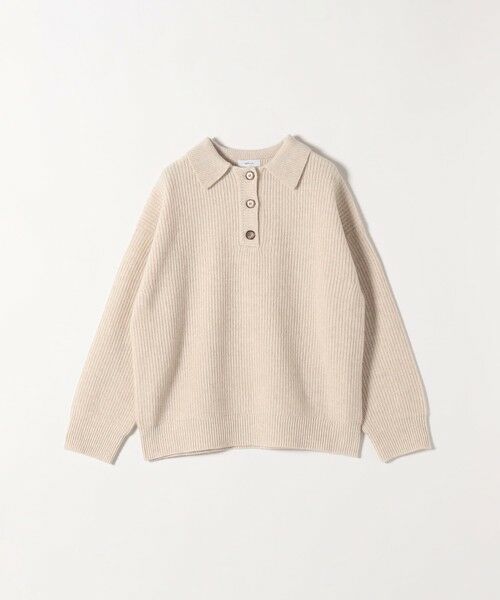 SHIPS / シップス ニット・セーター | 《一部追加予約》SHIPS any:〈手洗い可能〉AQUA カシミヤ ミックス ポロ ニット | 詳細9