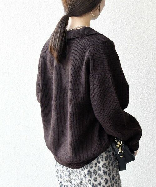 SHIPS / シップス ニット・セーター | 《一部追加予約》SHIPS any:〈手洗い可能〉AQUA カシミヤ ミックス ポロ ニット | 詳細15