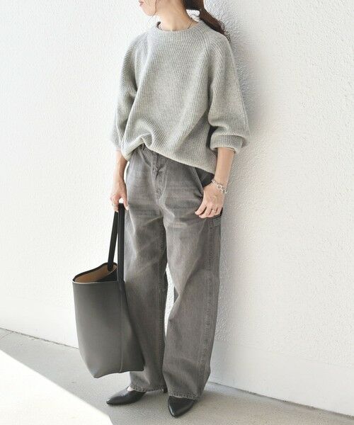 SHIPS / シップス ニット・セーター | 《一部追加予約》SHIPS any:〈手洗い可能〉AQUA カシミヤ ミックス ハイネック ニット | 詳細1