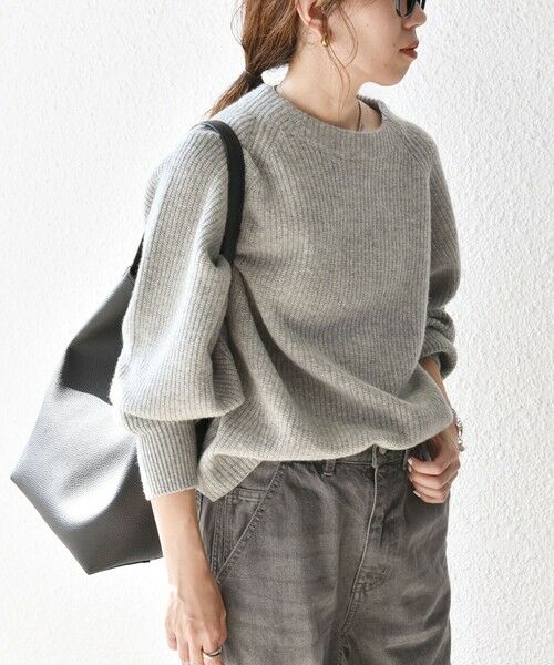 SHIPS / シップス ニット・セーター | 《一部追加予約》SHIPS any:〈手洗い可能〉AQUA カシミヤ ミックス ハイネック ニット | 詳細6