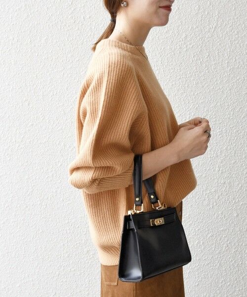 SHIPS / シップス ニット・セーター | 《一部追加予約》SHIPS any:〈手洗い可能〉AQUA カシミヤ ミックス ハイネック ニット | 詳細13