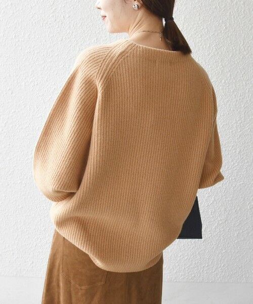 SHIPS / シップス ニット・セーター | 《一部追加予約》SHIPS any:〈手洗い可能〉AQUA カシミヤ ミックス ハイネック ニット | 詳細14