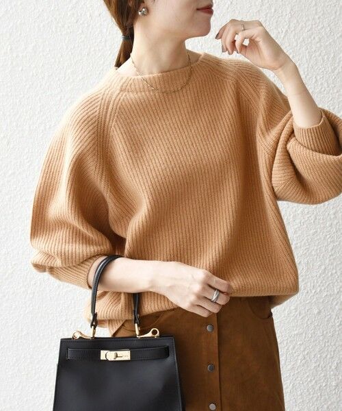 SHIPS / シップス ニット・セーター | 《一部追加予約》SHIPS any:〈手洗い可能〉AQUA カシミヤ ミックス ハイネック ニット | 詳細15