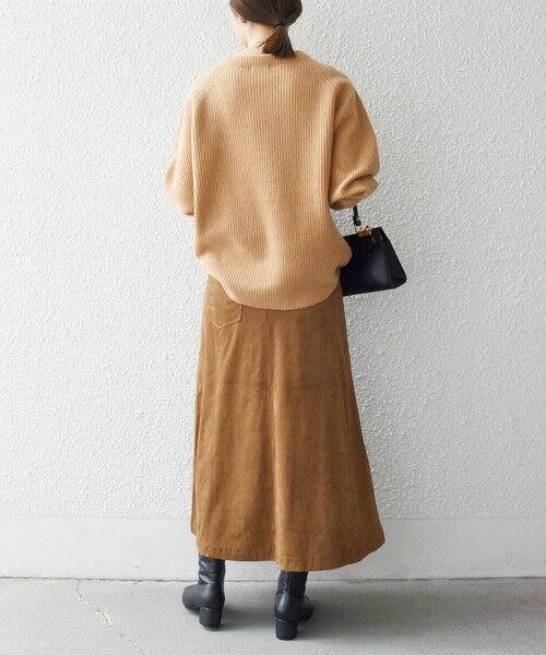 SHIPS / シップス ニット・セーター | 《一部追加予約》SHIPS any:〈手洗い可能〉AQUA カシミヤ ミックス ハイネック ニット | 詳細10