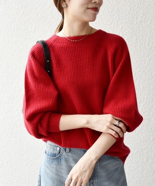 SHIPS / シップス ニット・セーター | 《一部追加予約》SHIPS any:〈手洗い可能〉AQUA カシミヤ ミックス ハイネック ニット | 詳細28