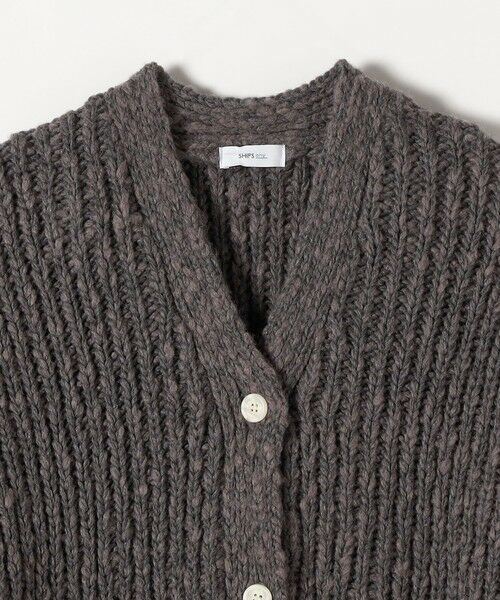 SHIPS / シップス カーディガン・ボレロ | SHIPS any:〈手洗い可能〉ロービング ルーズ Vネック ニット カーディガン | 詳細11