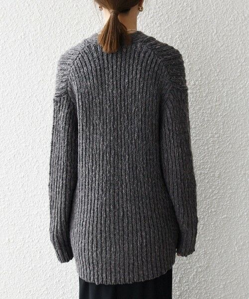 SHIPS / シップス カーディガン・ボレロ | SHIPS any:〈手洗い可能〉ロービング ルーズ Vネック ニット カーディガン | 詳細17