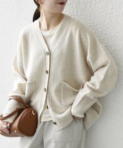 SHIPS / シップス カーディガン・ボレロ | SHIPS any:〈手洗い可能〉AQUA カシミヤ ミックス Vネック カーディガン