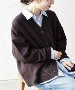 SHIPS / シップス カーディガン・ボレロ | SHIPS any:〈手洗い可能〉AQUA カシミヤ ミックス Vネック カーディガン
