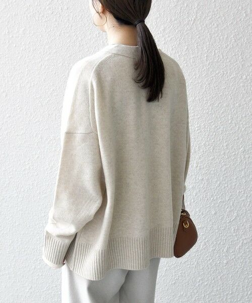 SHIPS / シップス カーディガン・ボレロ | SHIPS any:〈手洗い可能〉AQUA カシミヤ ミックス Vネック カーディガン | 詳細6