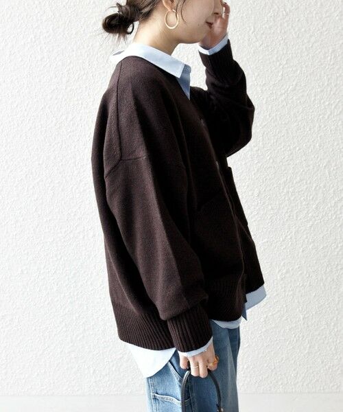 SHIPS / シップス カーディガン・ボレロ | SHIPS any:〈手洗い可能〉AQUA カシミヤ ミックス Vネック カーディガン | 詳細18