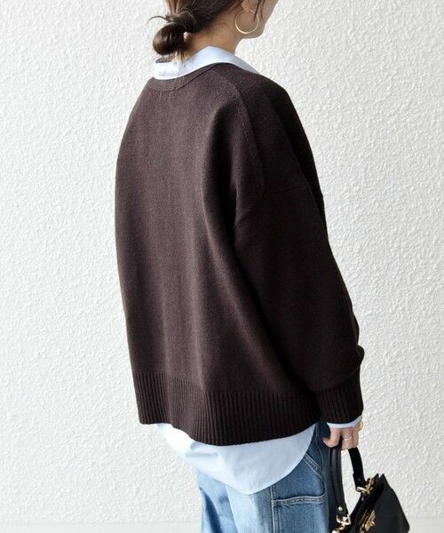 SHIPS / シップス カーディガン・ボレロ | SHIPS any:〈手洗い可能〉AQUA カシミヤ ミックス Vネック カーディガン | 詳細19