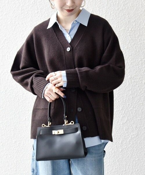 SHIPS / シップス カーディガン・ボレロ | SHIPS any:〈手洗い可能〉AQUA カシミヤ ミックス Vネック カーディガン | 詳細21