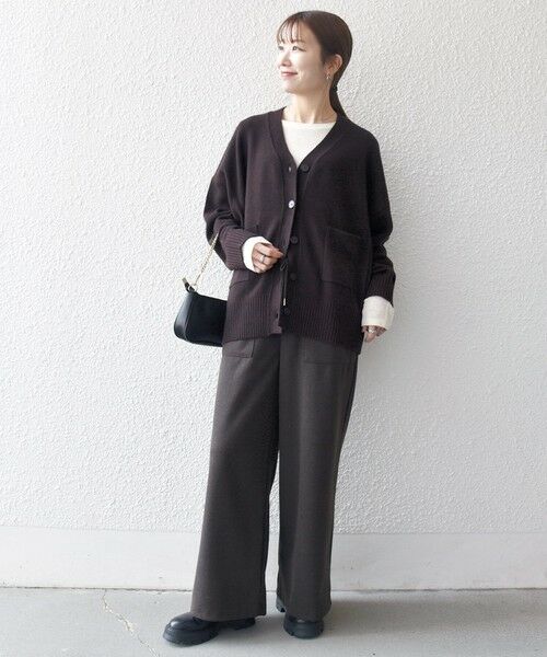 SHIPS / シップス カーディガン・ボレロ | SHIPS any:〈手洗い可能〉AQUA カシミヤ ミックス Vネック カーディガン | 詳細24