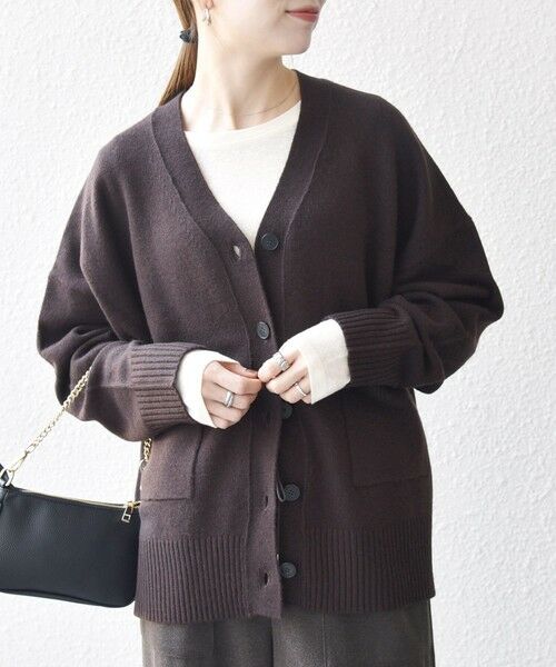 SHIPS / シップス カーディガン・ボレロ | SHIPS any:〈手洗い可能〉AQUA カシミヤ ミックス Vネック カーディガン | 詳細26