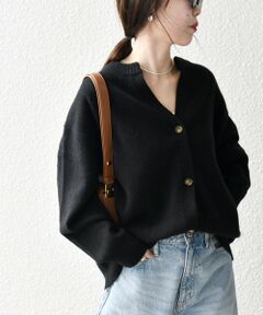 SHIPS / シップス カーディガン・ボレロ | SHIPS any:〈手洗い可能〉AQUA カシミヤ ミックス スキッパー カーディガン