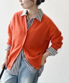 SHIPS / シップス カーディガン・ボレロ | SHIPS any:〈手洗い可能〉AQUA カシミヤ ミックス スキッパー カーディガン