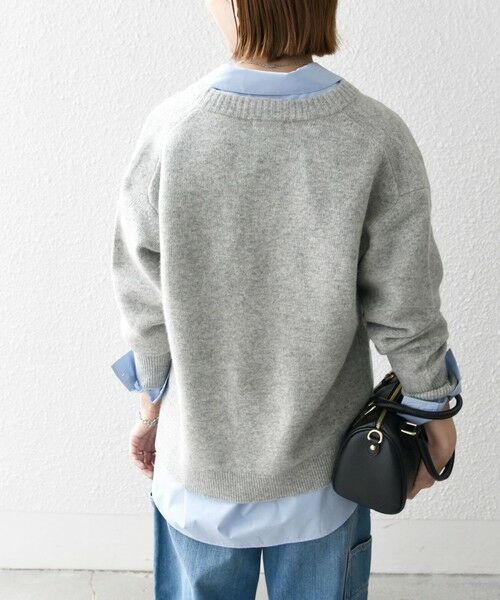 SHIPS / シップス カーディガン・ボレロ | SHIPS any:〈手洗い可能〉AQUA カシミヤ ミックス スキッパー カーディガン | 詳細6