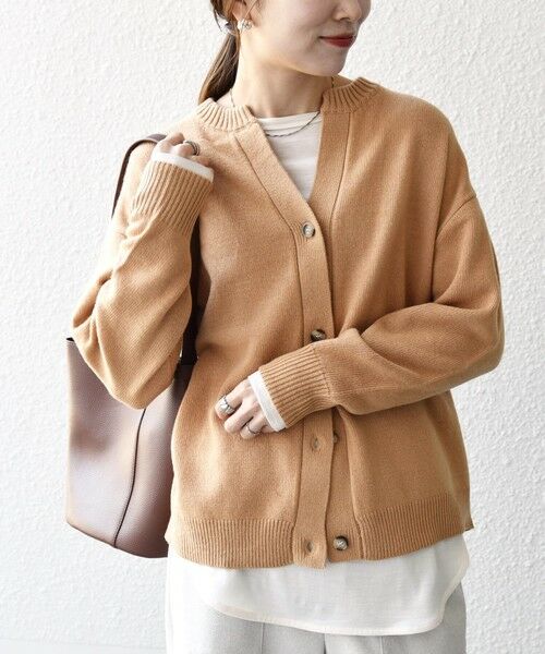 SHIPS / シップス カーディガン・ボレロ | SHIPS any:〈手洗い可能〉AQUA カシミヤ ミックス スキッパー カーディガン | 詳細20