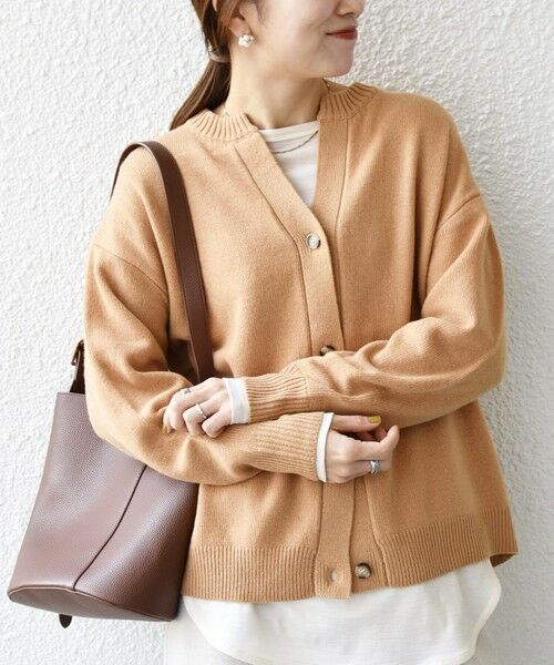 SHIPS / シップス カーディガン・ボレロ | SHIPS any:〈手洗い可能〉AQUA カシミヤ ミックス スキッパー カーディガン | 詳細25