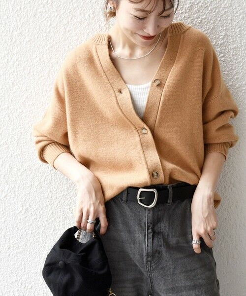 SHIPS / シップス カーディガン・ボレロ | SHIPS any:〈手洗い可能〉AQUA カシミヤ ミックス スキッパー カーディガン | 詳細29