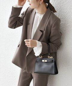 SHIPS / シップス テーラードジャケット | 《一部追加予約》SHIPS any:〈洗濯機可能〉ダブルクロス セミダブル ジャケット［NAVY BLUE］